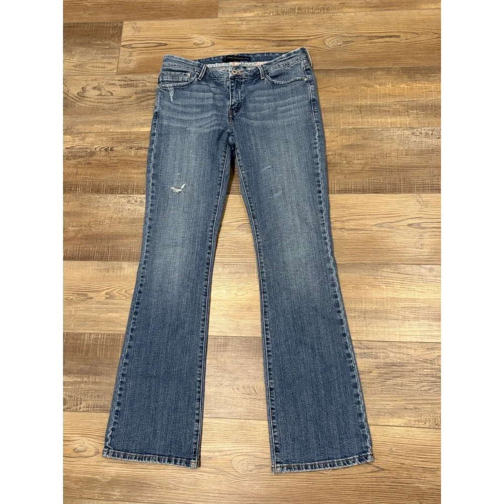 Levi's 547 Platinum Flare Y2K Sz 10 Low Rise 32